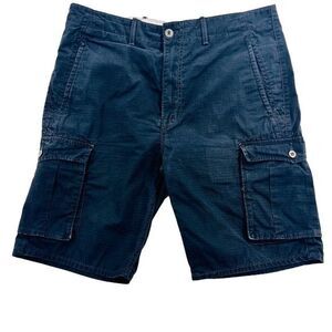 Levis Strauss Mens Cargo Shorts Black Gray 6 Pocket size 34 10255